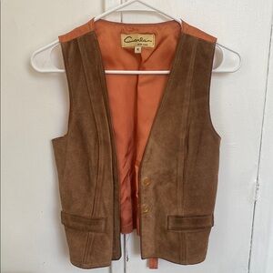 Vintage Brown Suede Vest